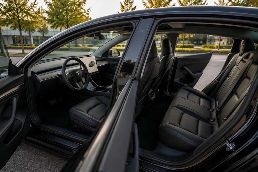 Tesla Model 3 utastere az Azula flottából